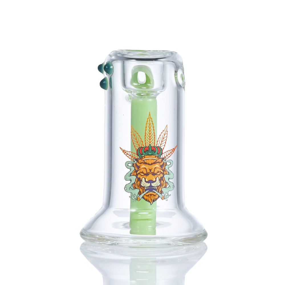 Hipster Glass Mini Bubbler Pipe DY021SG