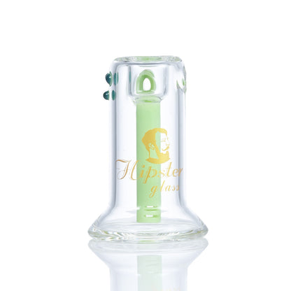 Hipster Glass Mini Bubbler Pipe DY021