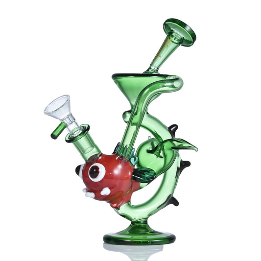 Hipster Recycler Glass Rig 8-inch DY028