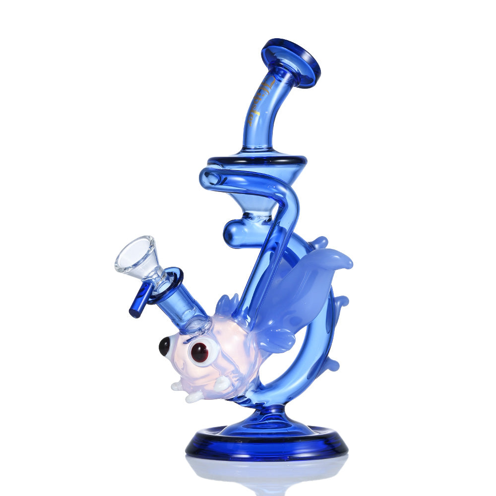 Hipster Recycler Glass Rig 8-inch DY028