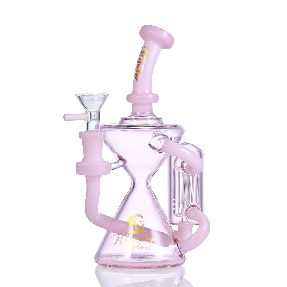 Hipster Recycler Glass Rig 8-inch DY029