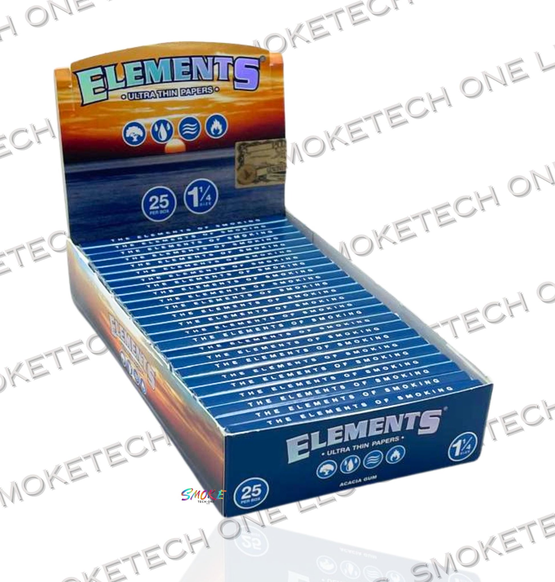 Elements Rolling Paper (Ultra Thin) 1 1/4 - Smoke Tech One LLC