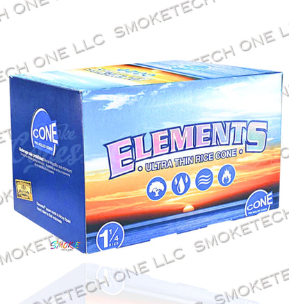 Elements 1 1/4 Cones - 6 Pack - Smoke Tech One LLC
