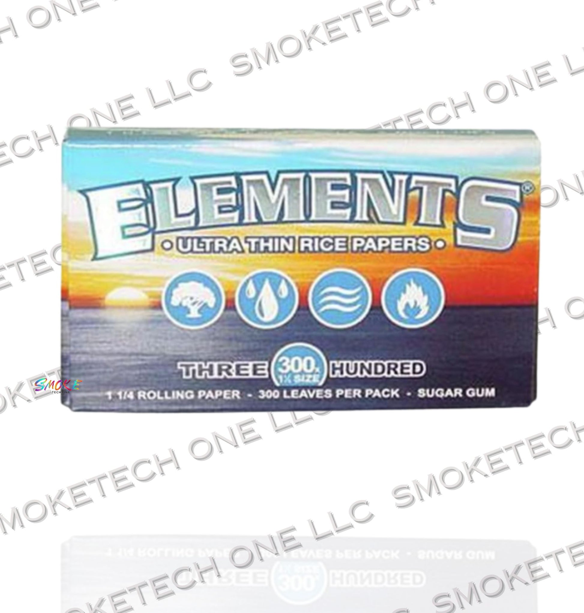 Elements 1 1/4 300 Rolling Papers - Smoke Tech One LLC