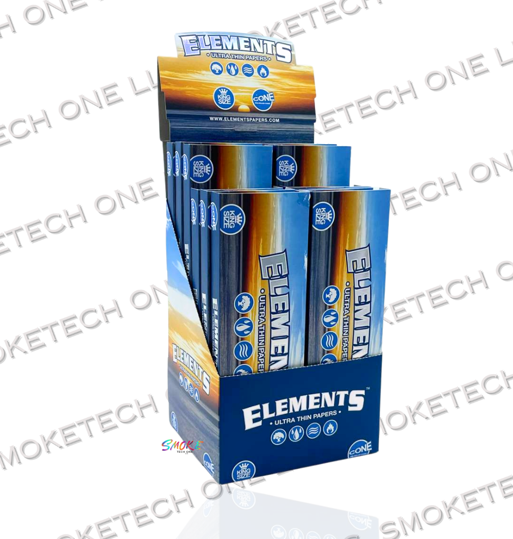 Elements Pre-Rolled Cones – 20 Packs Display Box