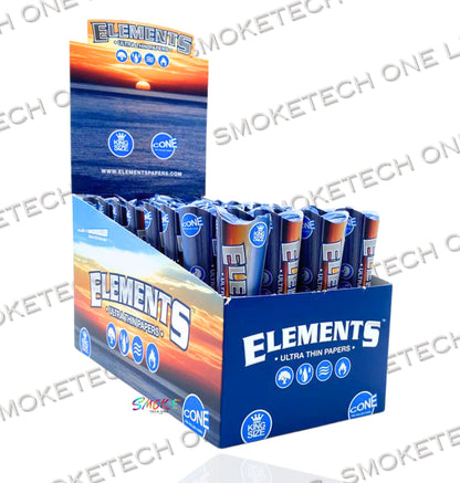 Elements King Size 3pk Cones