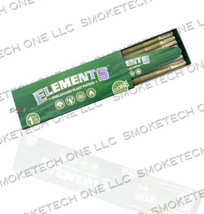 Elements Green Pre-Rolled Cones - 20 Pack
