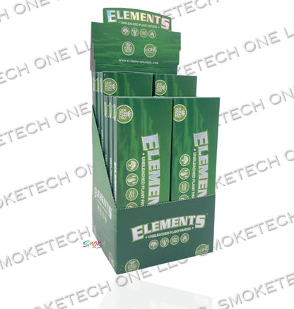 Elements Green Pre-Rolled Cones - 20 Pack