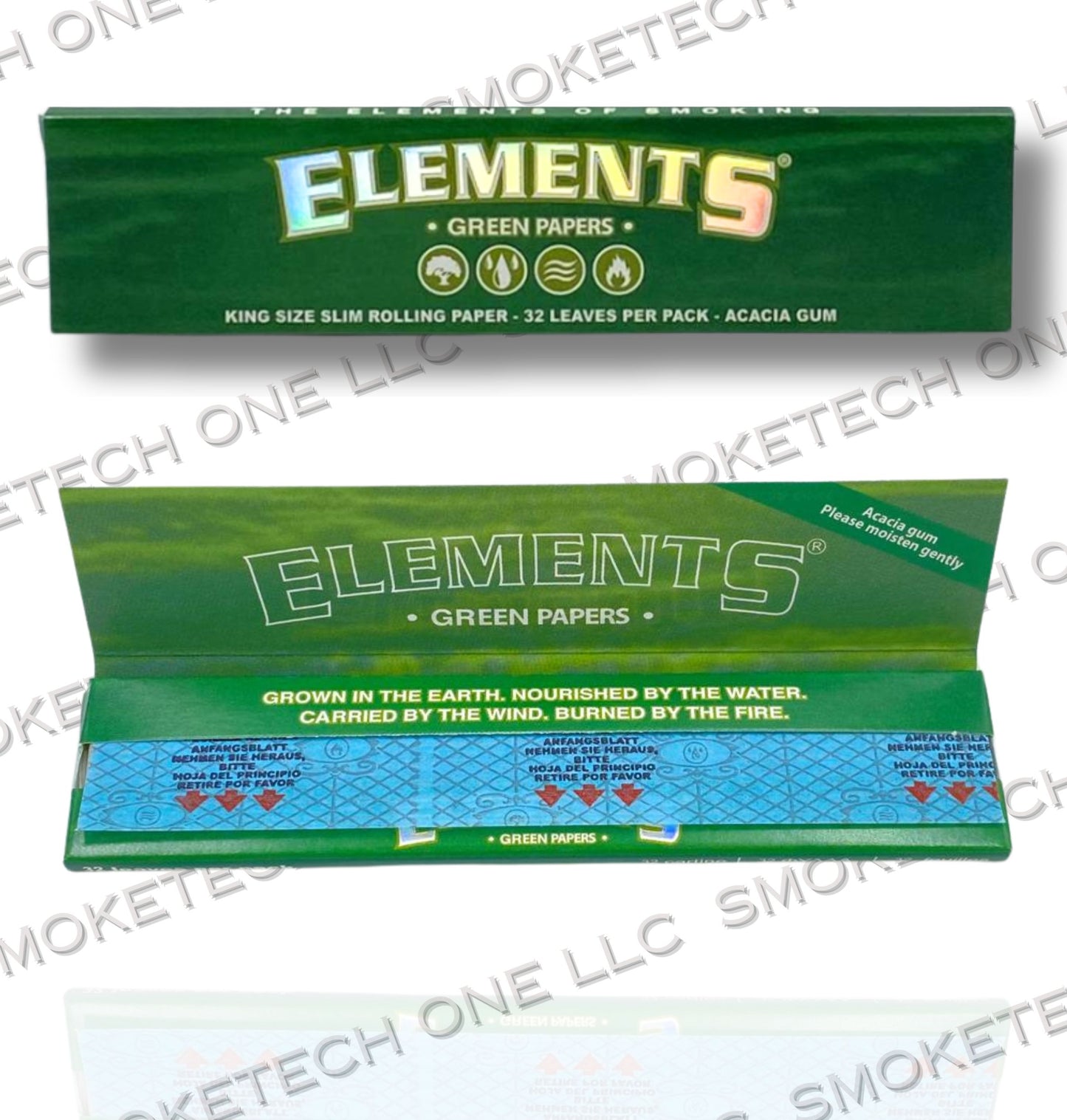 Elements Green Rolling Paper