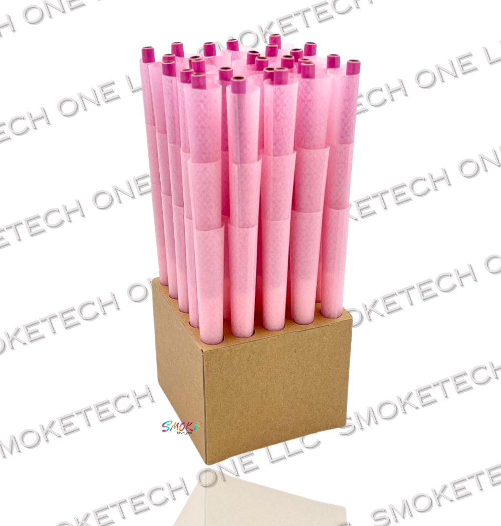 Elements Pink 1 1/4 Pre-Rolled Cones – 75 Pack