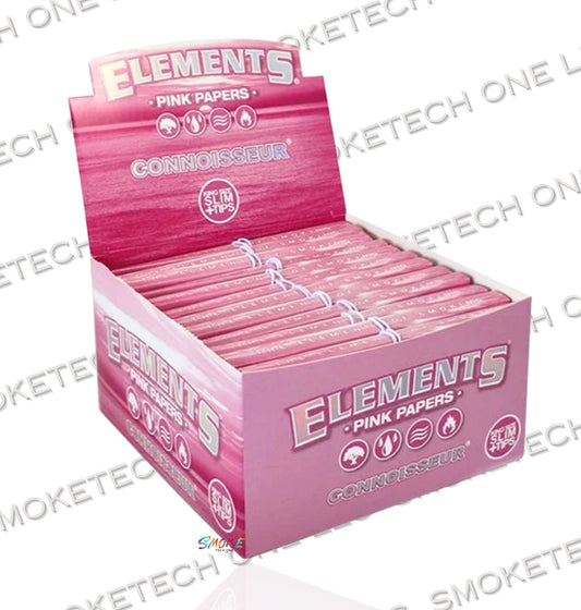 Elements Pink Connoisseur King Size Slim - Smoke Tech One LLC