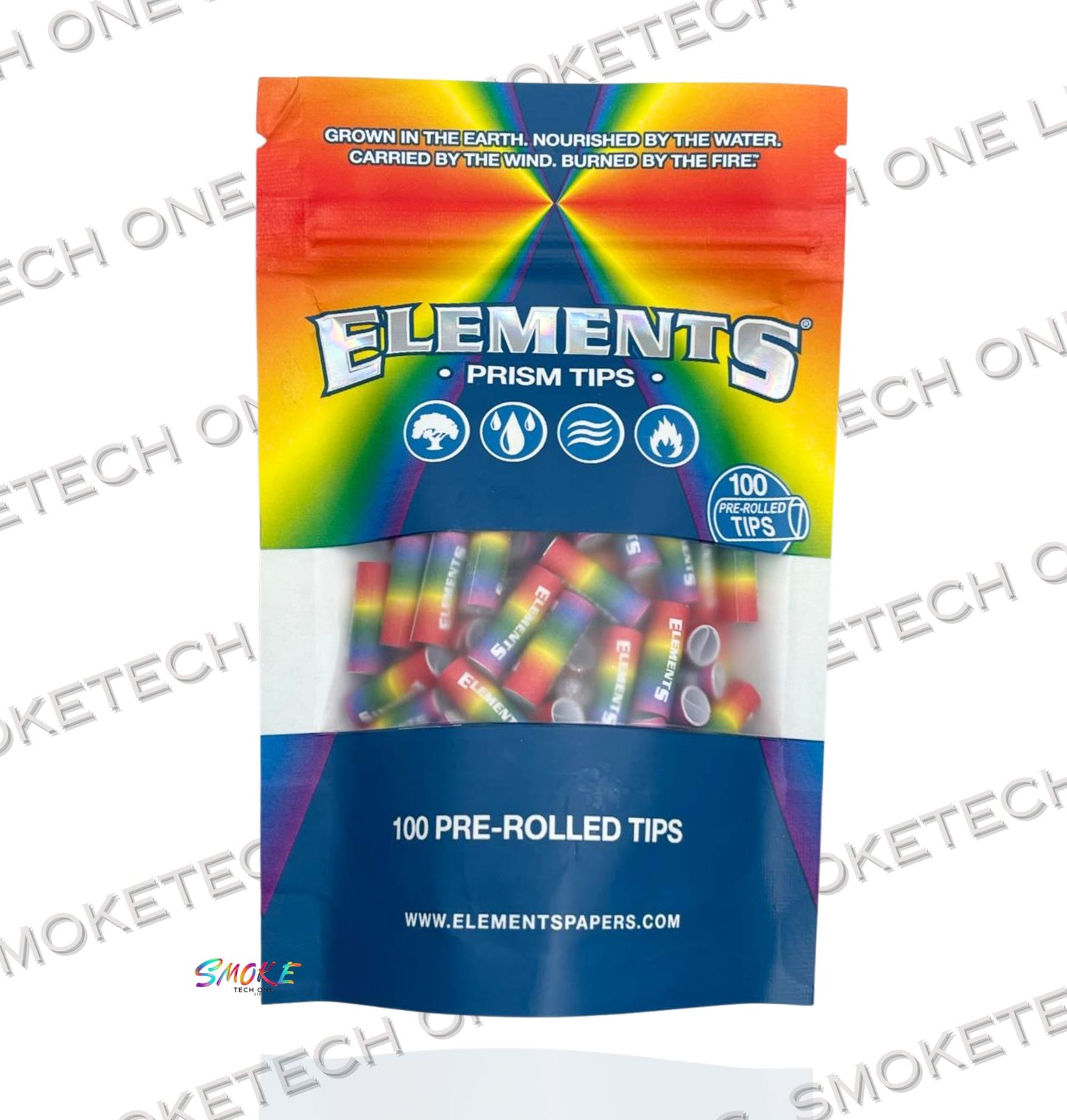 Elements Prism Pre-Rolled Tips - 100 Count - Smoke Tech One LLC
