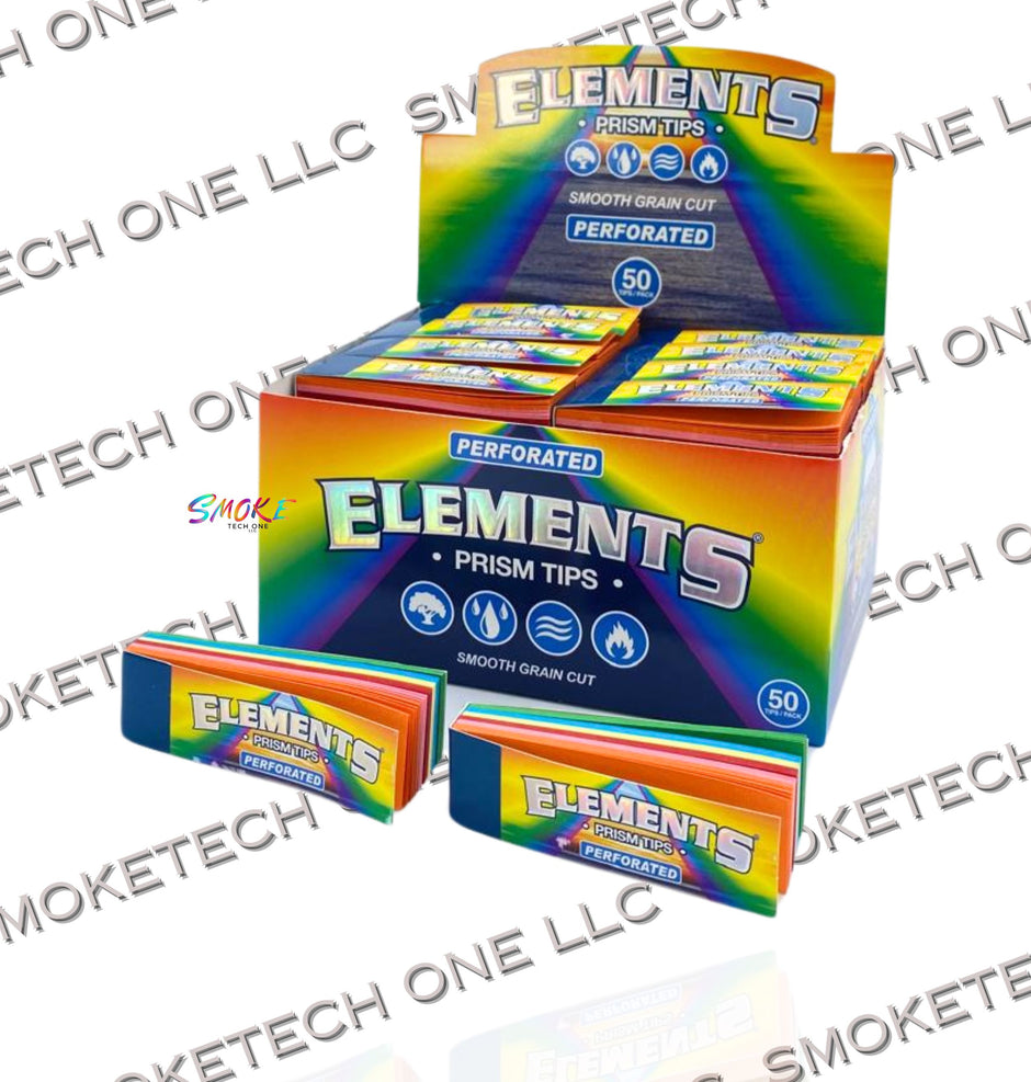 Element Paper Tips Box Elements: Rolling Papers | Cones | Tips | Roller | Lighter – Smoke Tech ...