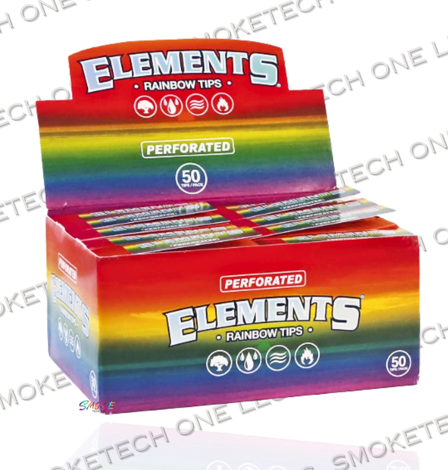 Elements Rainbow Tips (Perforated) 50 Packs