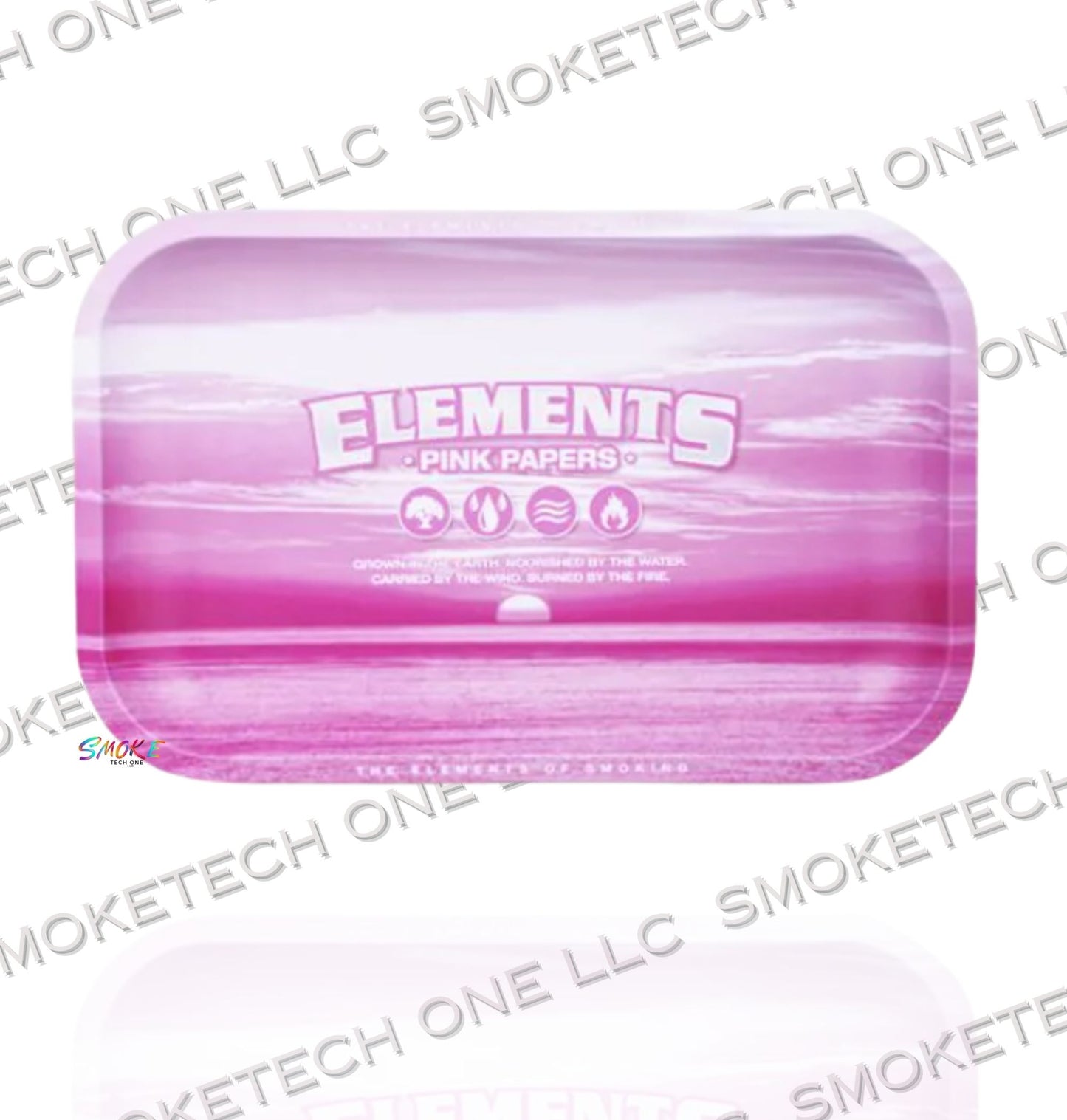 Elements Pink Rolling Tray - Small