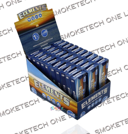 Elements 1 1/4 Cones - 6 Pack - Smoke Tech One LLC
