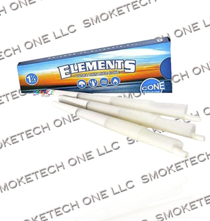 Elements 1 1/4 Cones - 6 Pack - Smoke Tech One LLC