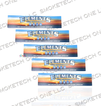Elements Rolling Paper (Ultra Thin) King Size Slim - Smoke Tech One LLC