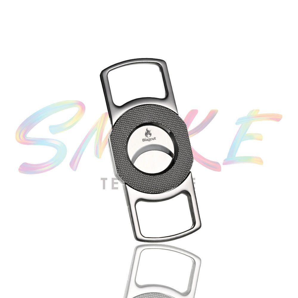 Blazcut Textured Double Blade Cigar Cutter FF133M - Smoke Tech One LLC