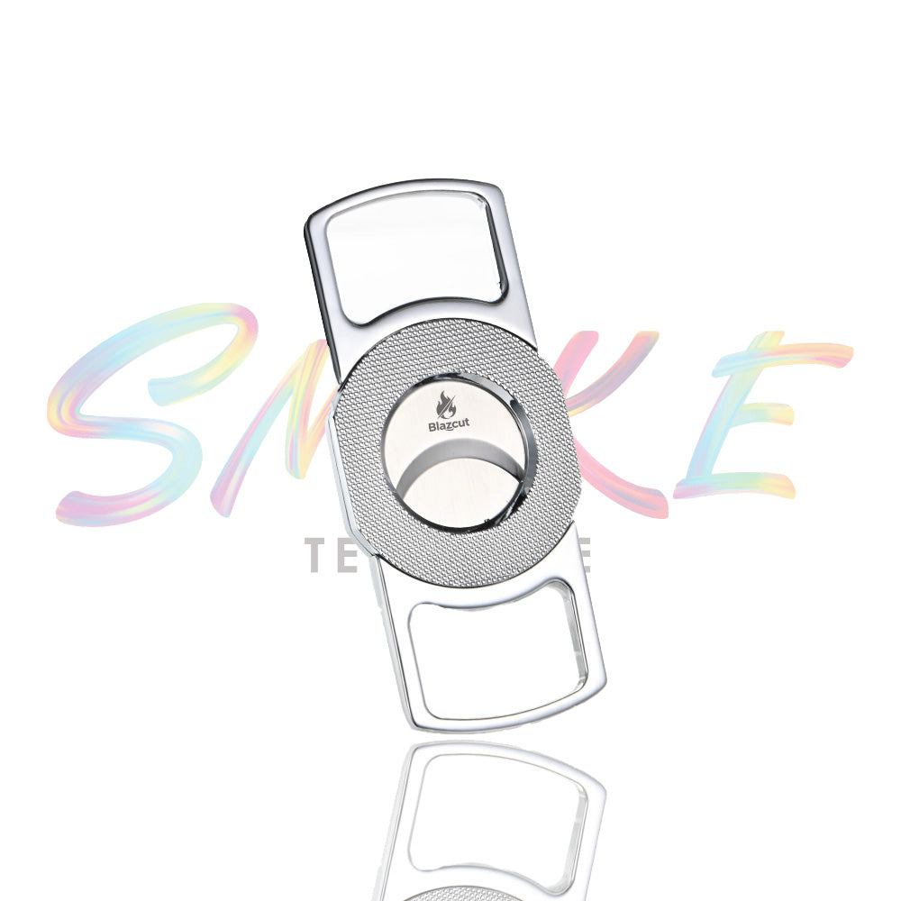 Blazcut Textured Double Blade Cigar Cutter FF133M - Smoke Tech One LLC