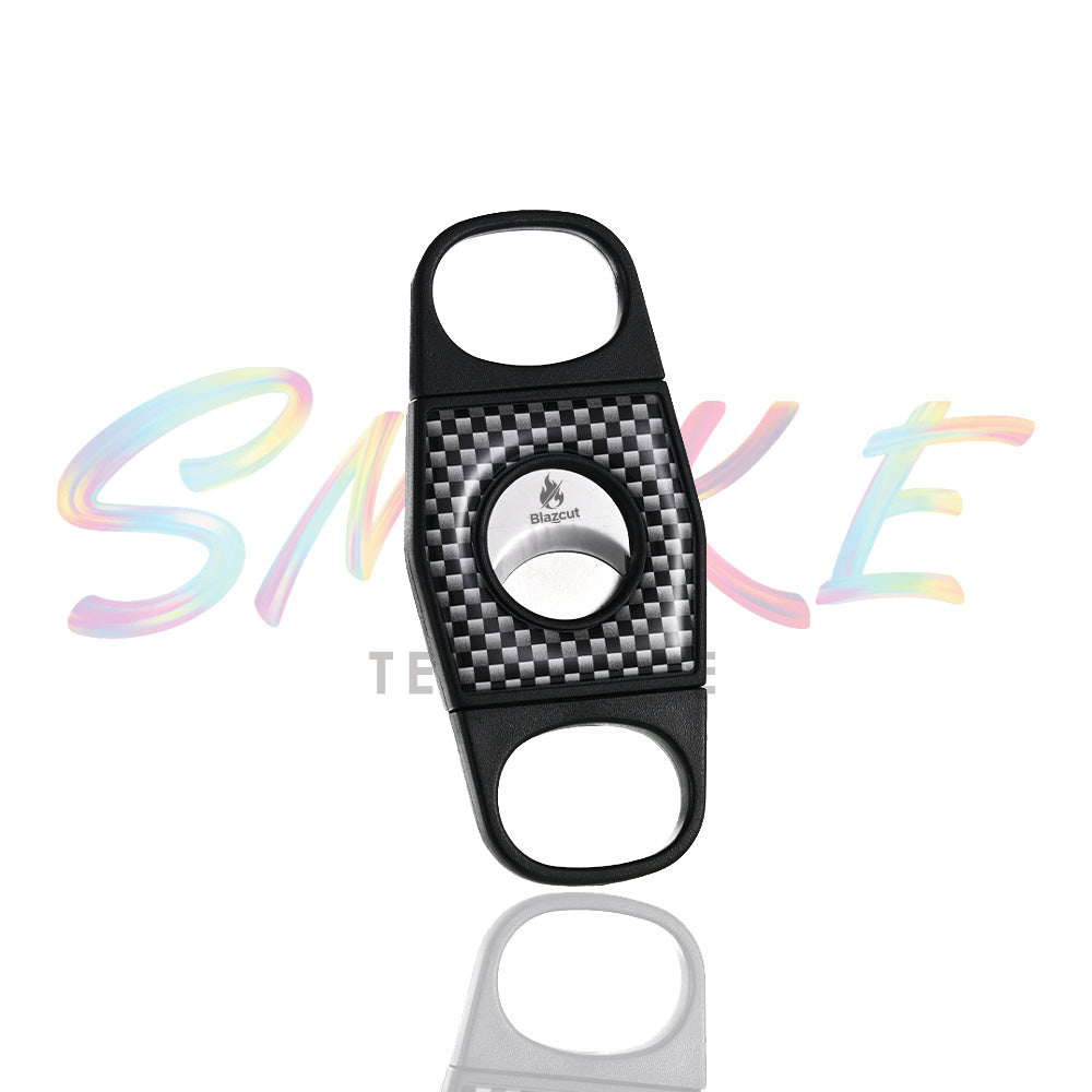 Blazcut Checkered Pattern Cigar Cutter FF189VB - Smoke Tech One LLC