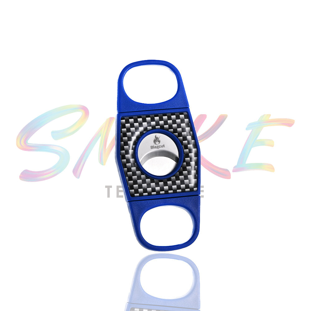 Blazcut Checkered Pattern Cigar Cutter FF189VB - Smoke Tech One LLC