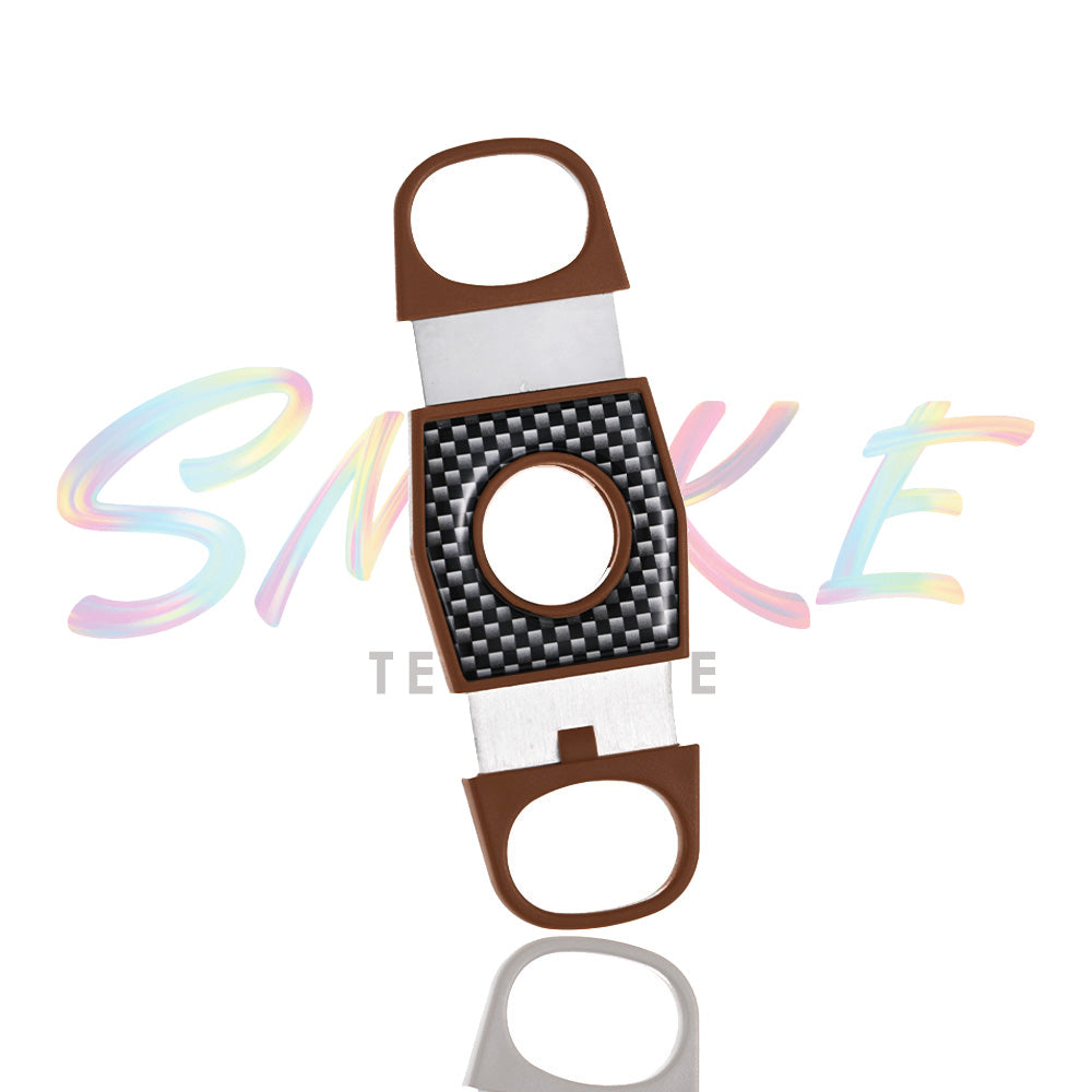 Blazcut Checkered Pattern Cigar Cutter FF189VB - Smoke Tech One LLC