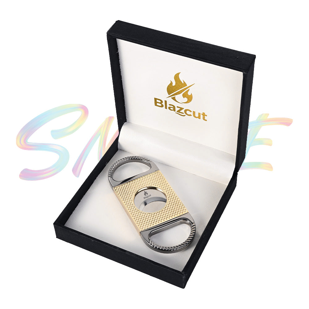 Blazcut Wave Pattern Cigar Cutter FF317HF - Smoke Tech One LLC