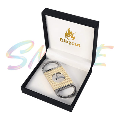Blazcut Wave Pattern Cigar Cutter FF317HF - Smoke Tech One LLC
