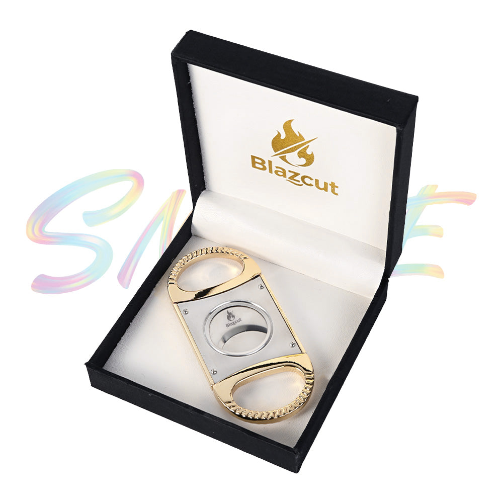 Blazcut Wave-Edged Handle Cigar Cutter FF350JJ - Smoke Tech One LLC