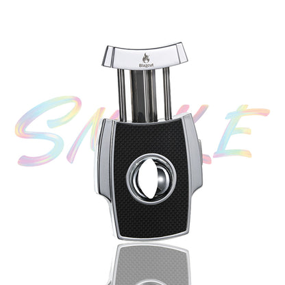 Blazcut Carbon Fiber V-Cut Cigar Cutter FF526 - Smoke Tech One LLC