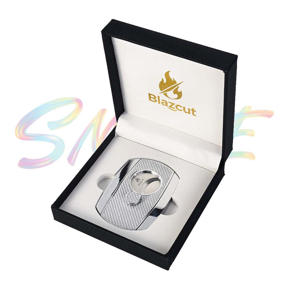 Blazcut Woven Texture Cigar Cutter FF785 - Smoke Tech One LLC