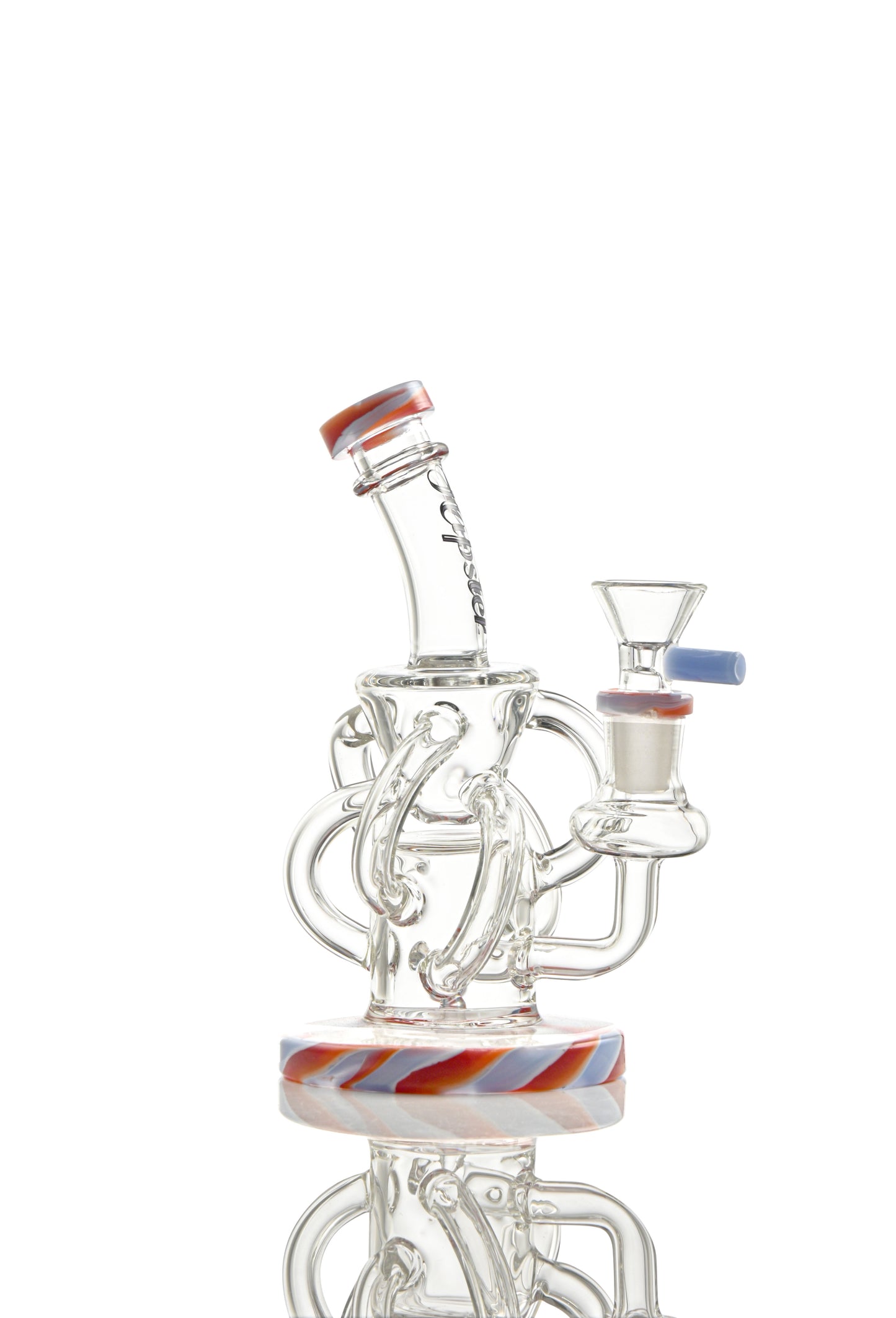 Hipster 6.7-inch glass water pipe FS014
