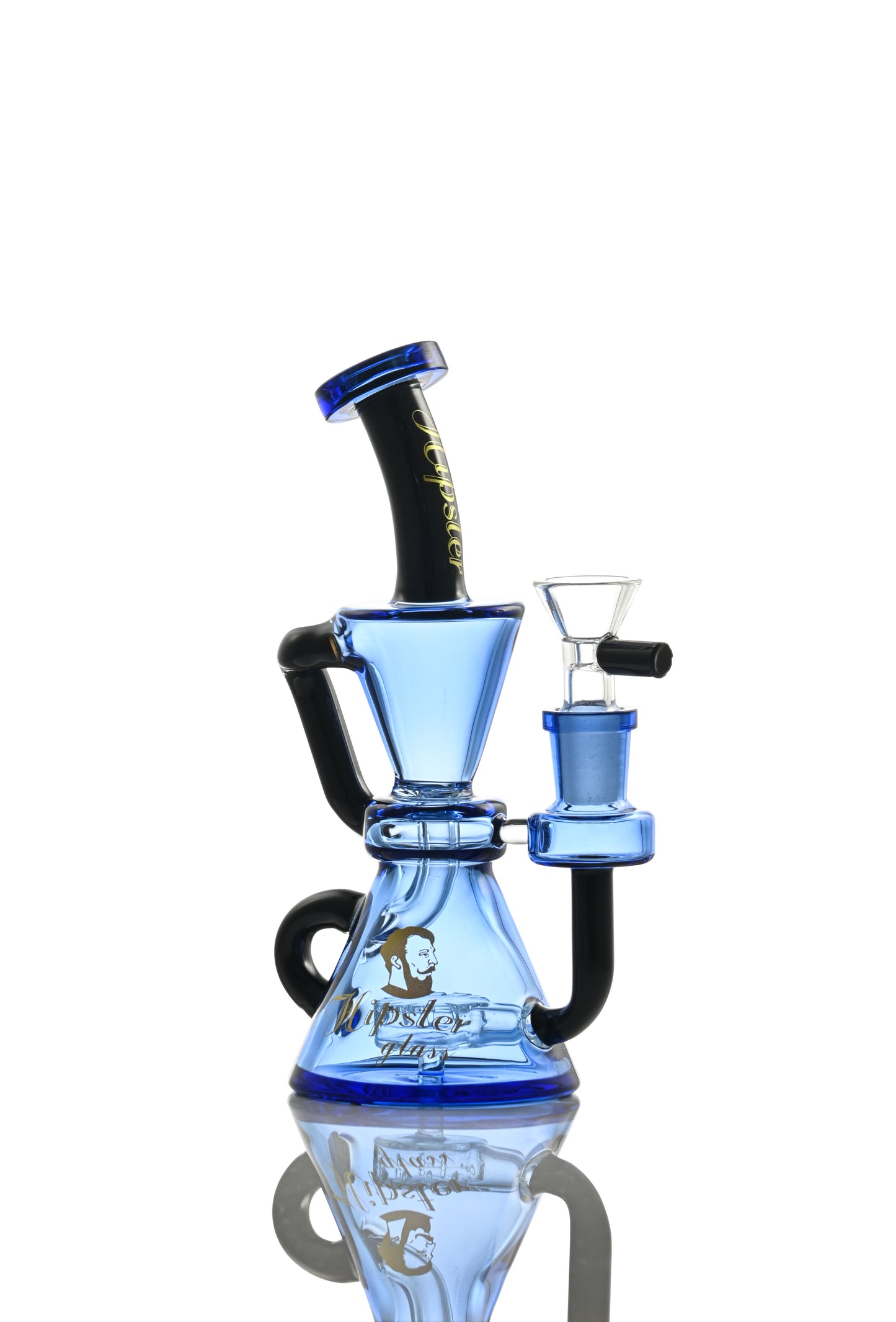 Hipster 8-inch glass water pipe FS015