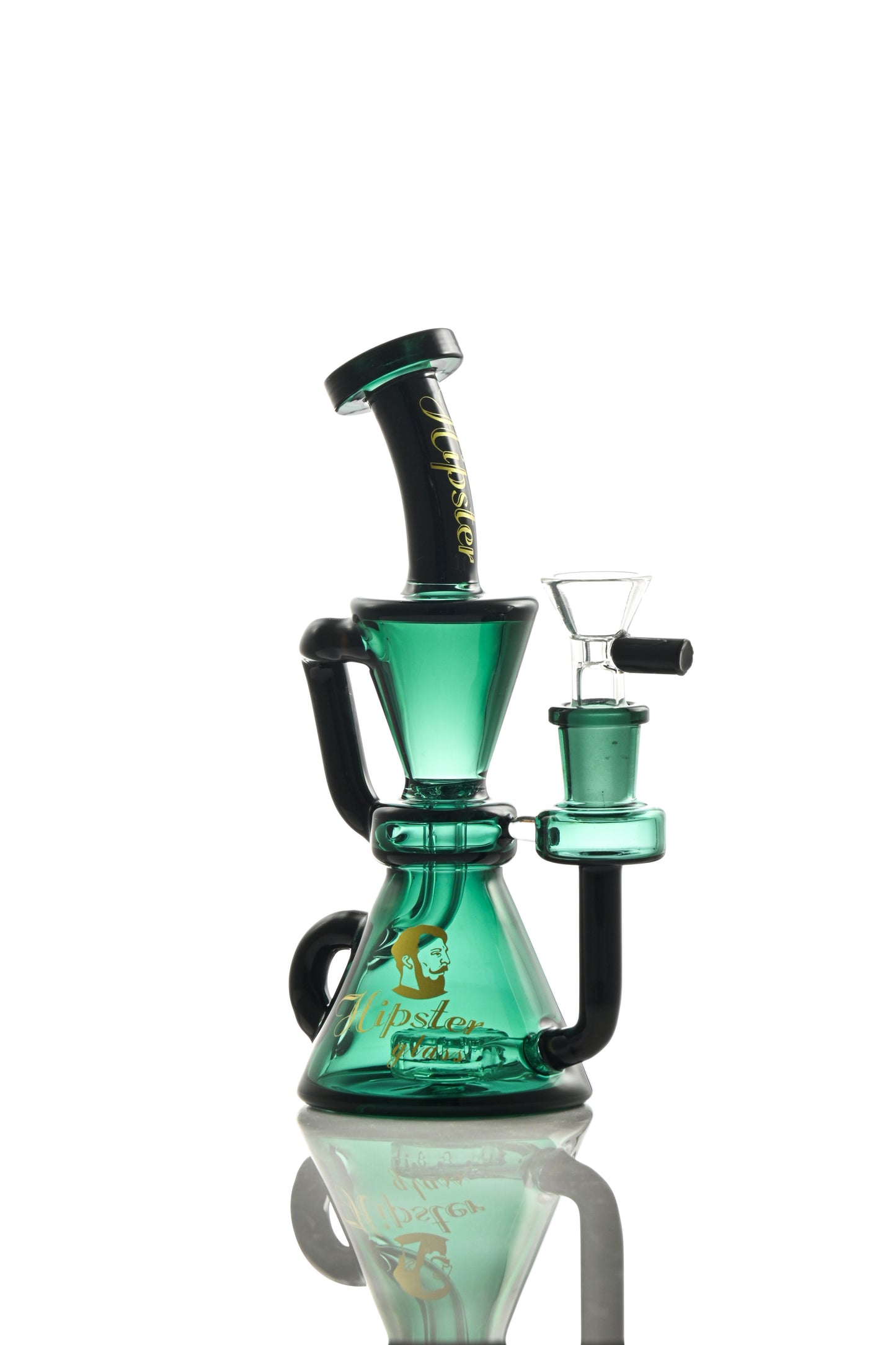 Hipster 8-inch glass water pipe FS015