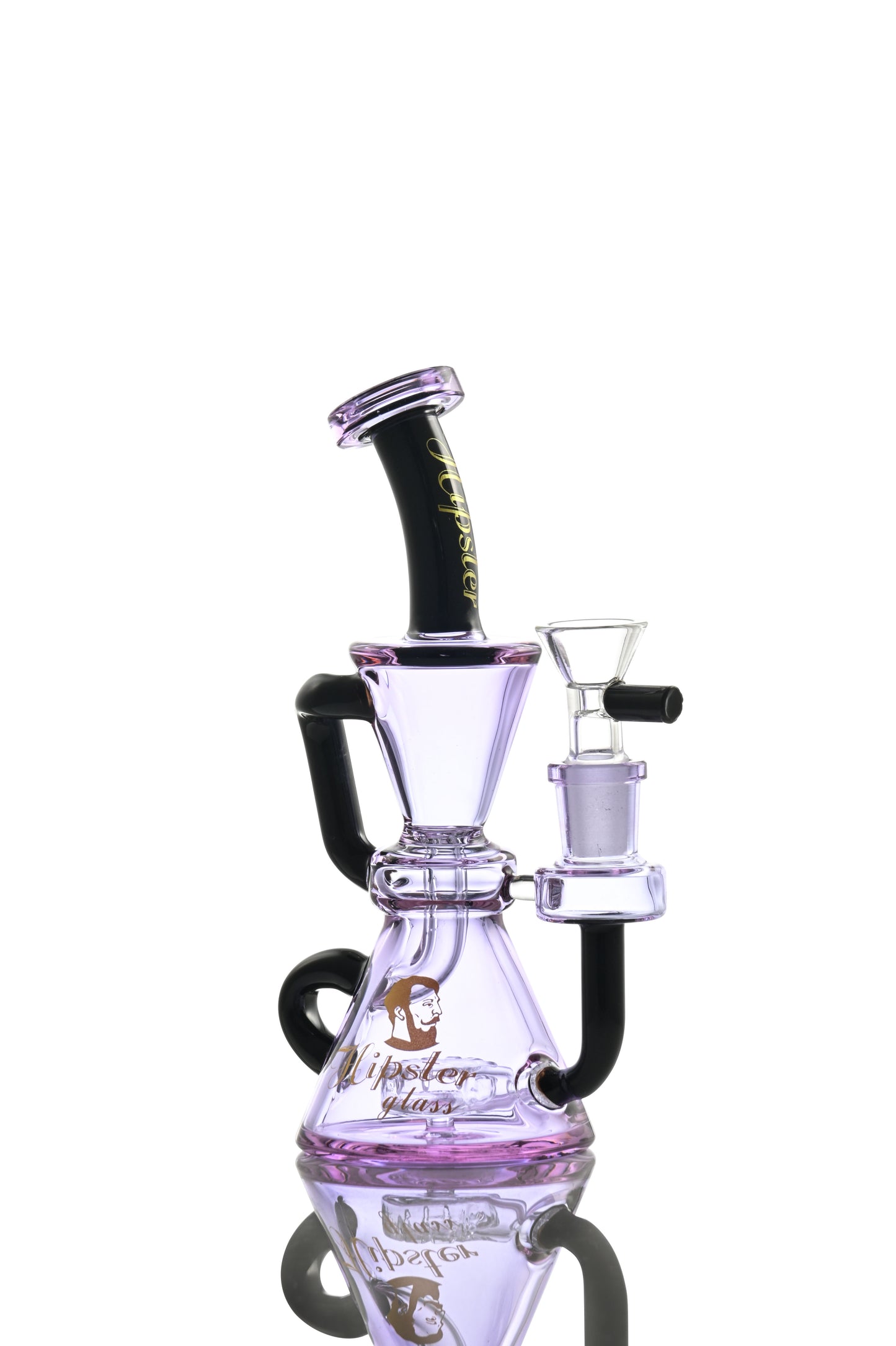 Hipster 8-inch glass water pipe FS015