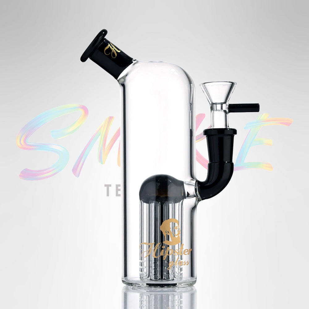 Hipster 7 inch Borosilicate Glass Water Pipe – Tree Percolator (FS044) - Smoke Tech One LLC