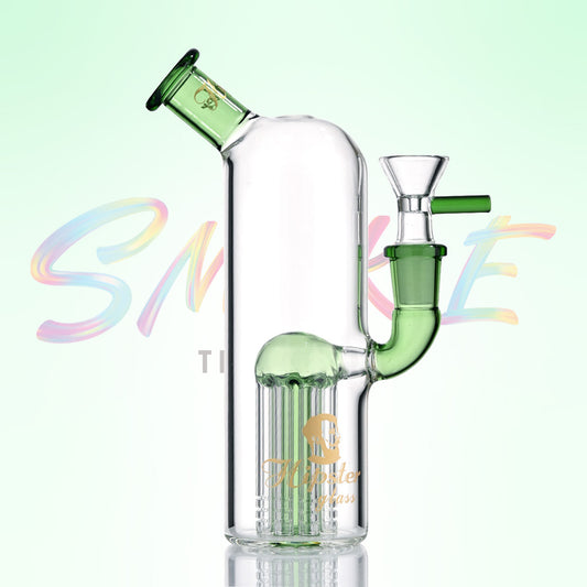 Hipster 7 inch Borosilicate Glass Water Pipe – Tree Percolator (FS044) - Smoke Tech One LLC