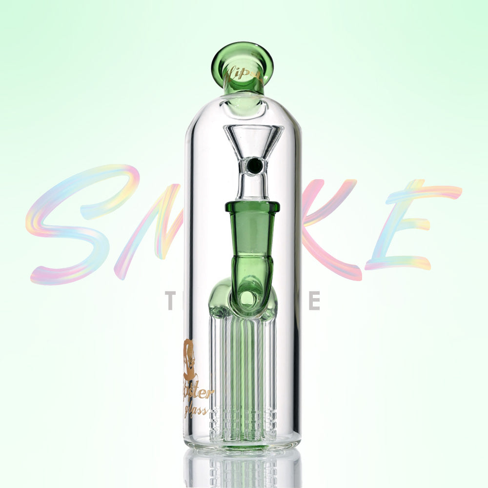 Hipster 7 inch Borosilicate Glass Water Pipe – Tree Percolator (FS044) - Smoke Tech One LLC