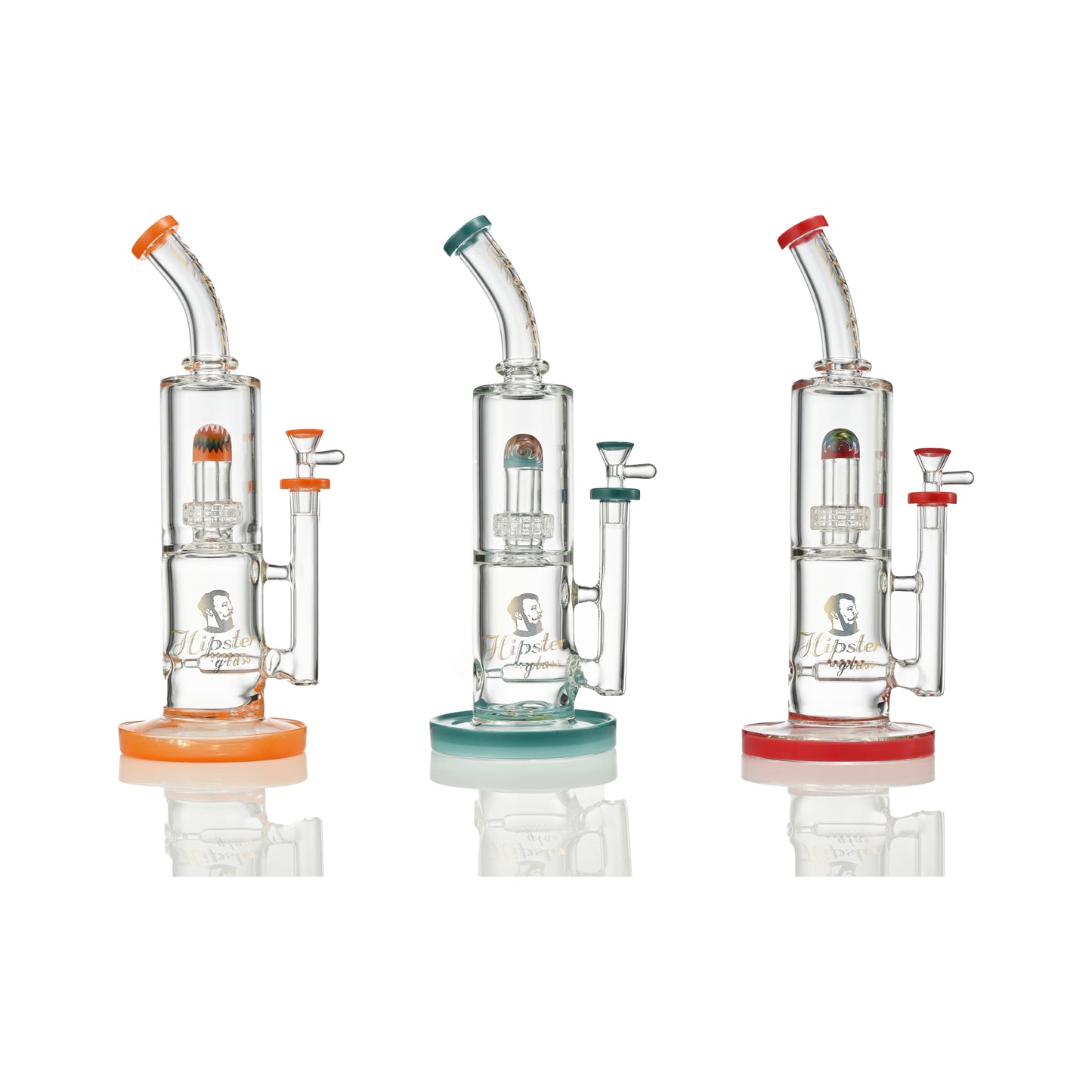 Large Hipster Glass Bubbler GQ003