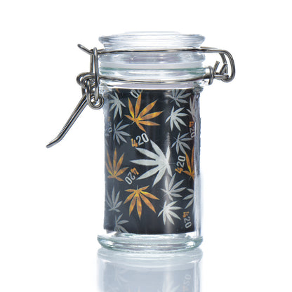 Midnight Leaf Set – Luxe Edition (Includes Bong, Grinder, Jar)
