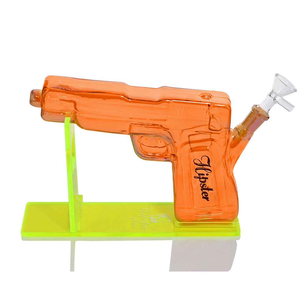 Hipster 9.5'' Pistol Glass Water Pipe GS031