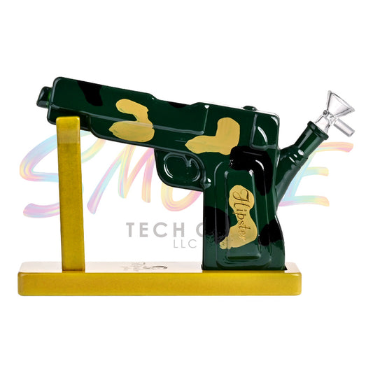 Hipster 9.5'' Pistol Glass Water Pipe GS031 - Smoke Tech One LLC