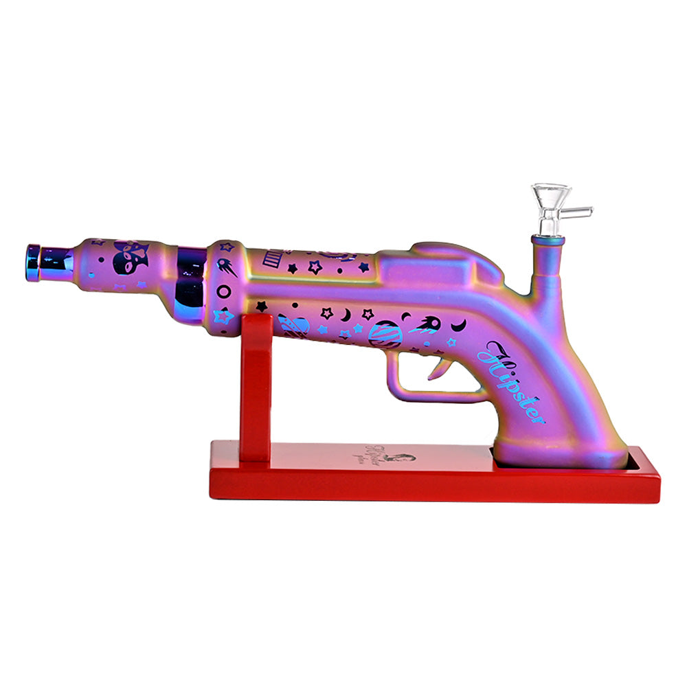 Hipster 13 inch Gun Glass Water Pipe GS035