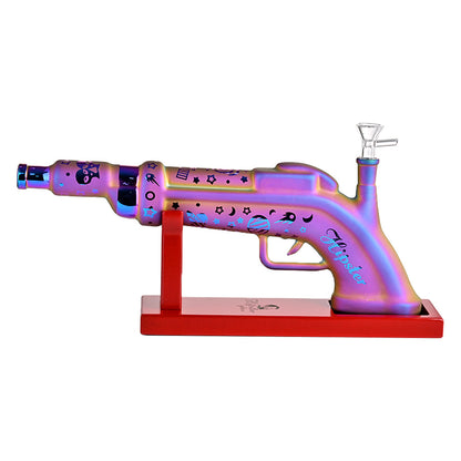 Hipster 13 inch Gun Glass Water Pipe GS035