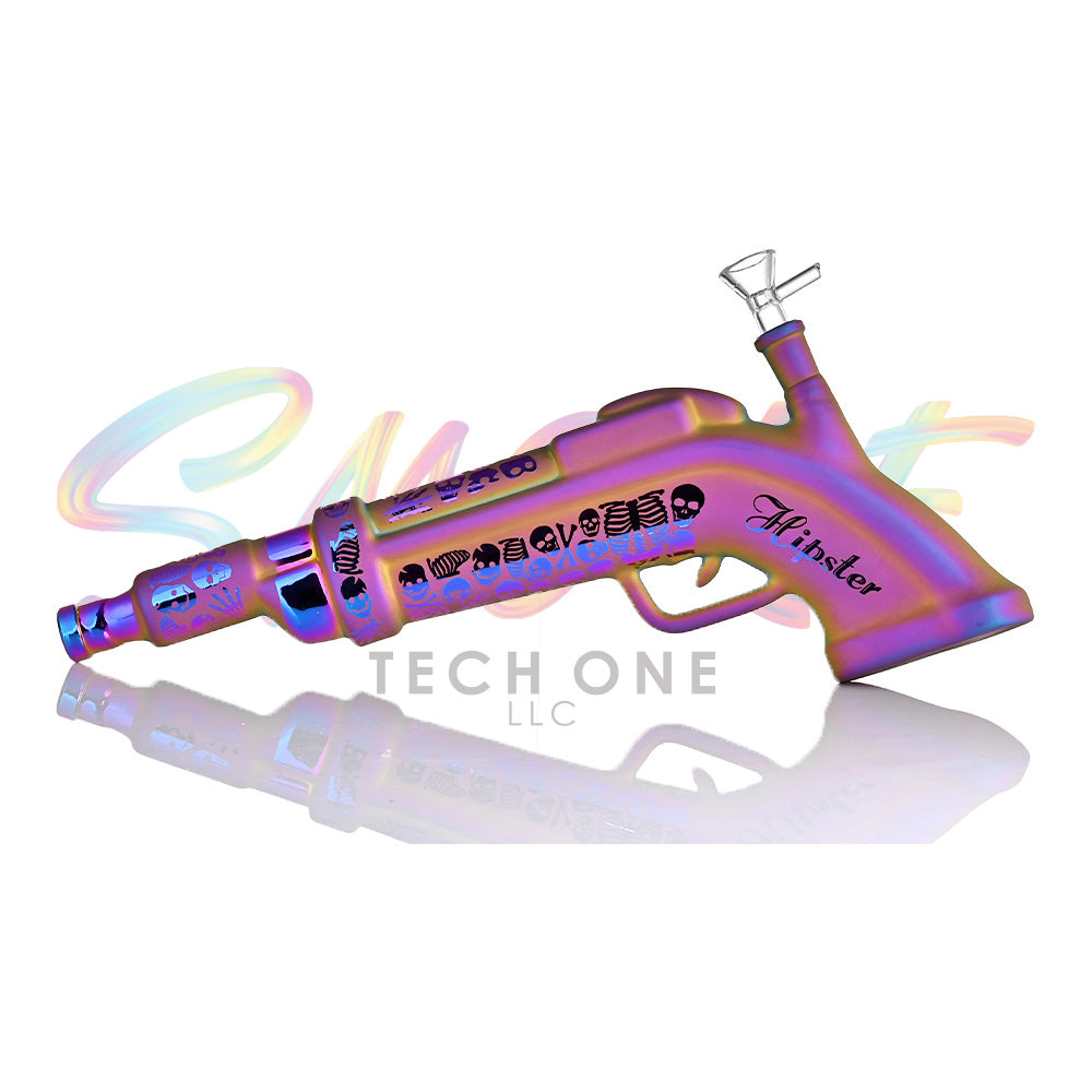 Hipster 13 inch Gun Glass Water Pipe GS035 - Smoke Tech One LLC