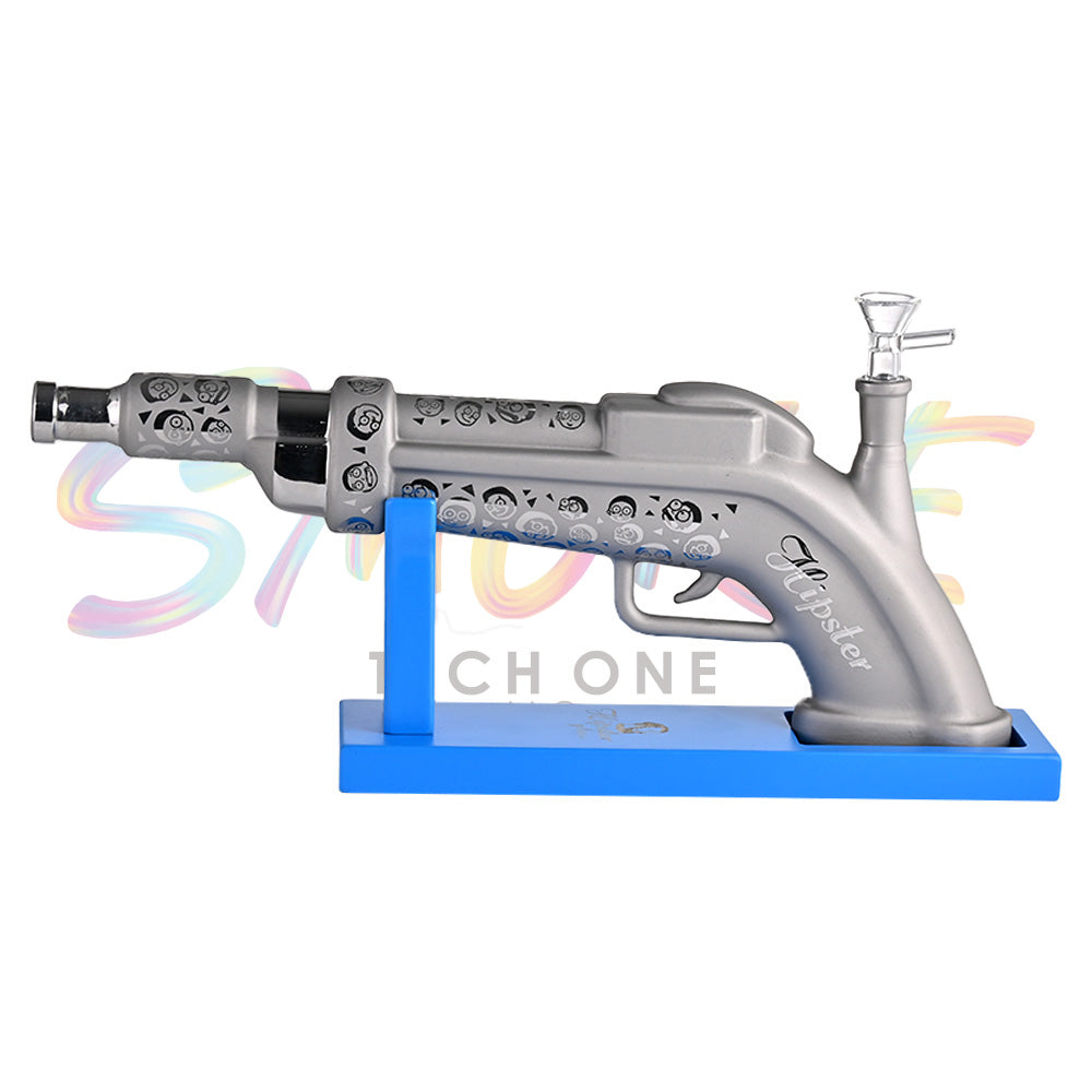 Hipster 13 inch Gun Glass Water Pipe GS035 - Smoke Tech One LLC