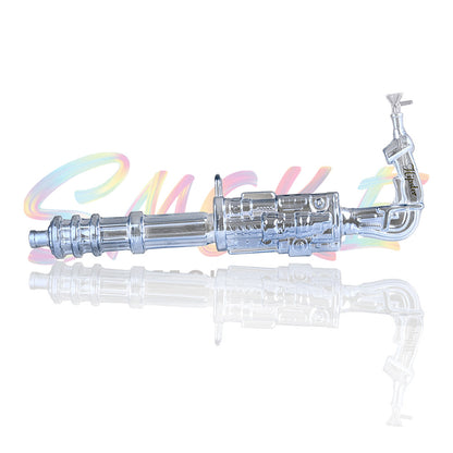 Hipster 24 inch Machine Gun Glass Water Pipe – GS036 - Smoke Tech One LLC