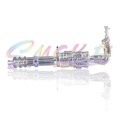 Hipster 24 inch Machine Gun Glass Water Pipe – GS036 - Smoke Tech One LLC