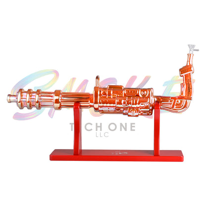 Hipster 24 inch Machine Gun Glass Water Pipe – GS036 - Smoke Tech One LLC